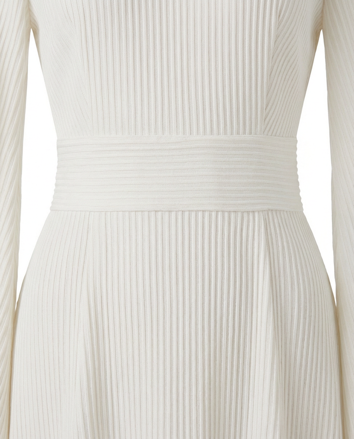 Sukienka Damska Maxi | Rozszerzany Krój | Zwiewna Spódnica | Na Wiosnę i Jesień