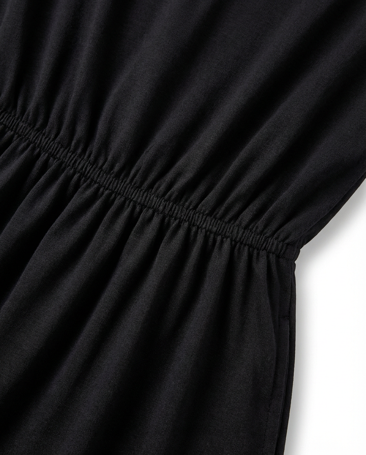 Sukienka Letnia Damska | Luźny Krój | Wygodny Dekolt w V | Na Co Dzień