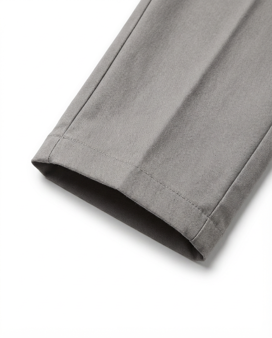 Spodnie Męskie Klasyczne | Dopasowany Krój | Płaski Przód | Do Pracy i na Spotkania