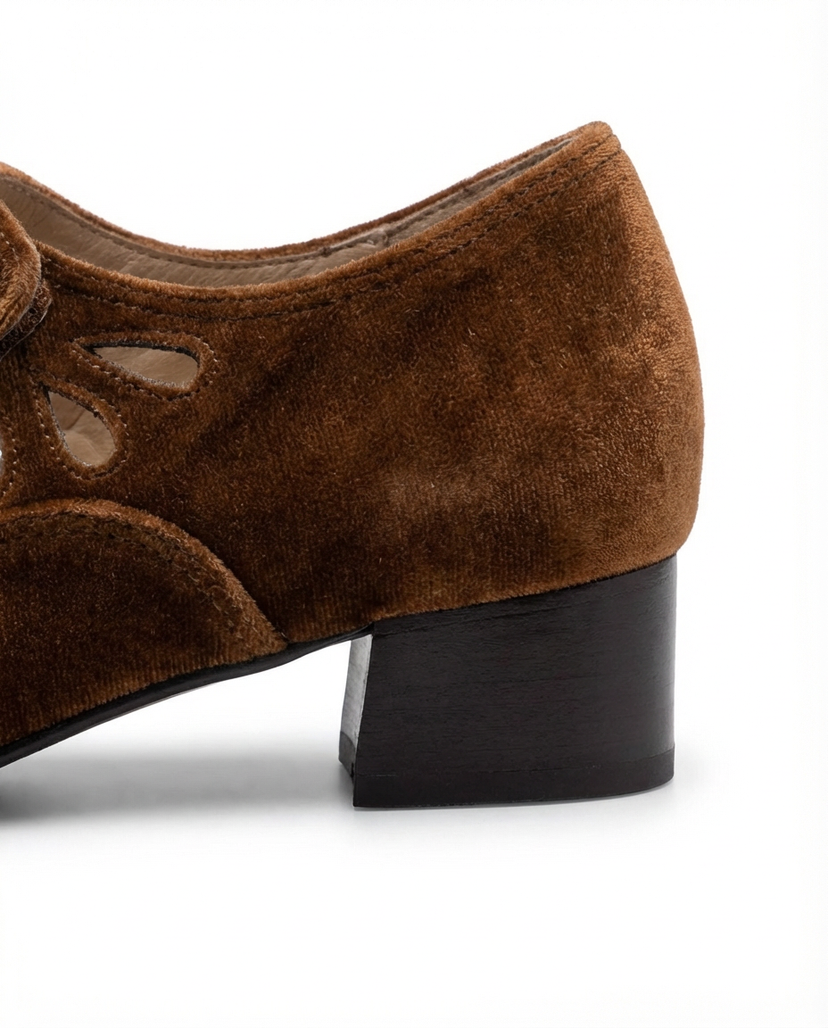 Buty Damskie Mary Jane | Niski Obcas Słupkowy | Klasyczny Styl | Na Co Dzień