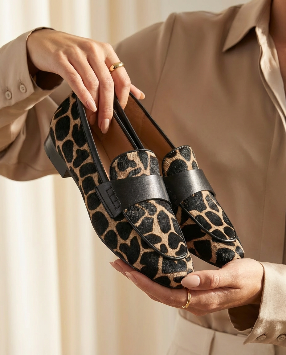 Mokasyny Damskie Mokasyny | Standardowy Krój | Elastyczna Podeszwa | Na Co Dzień