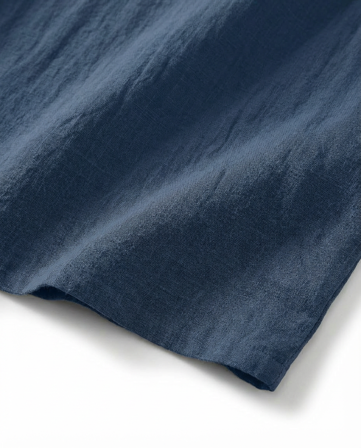 Komplet męski: koszula i spodnie | Dopasowany | Wygodny dekolt w serek | Swobodny