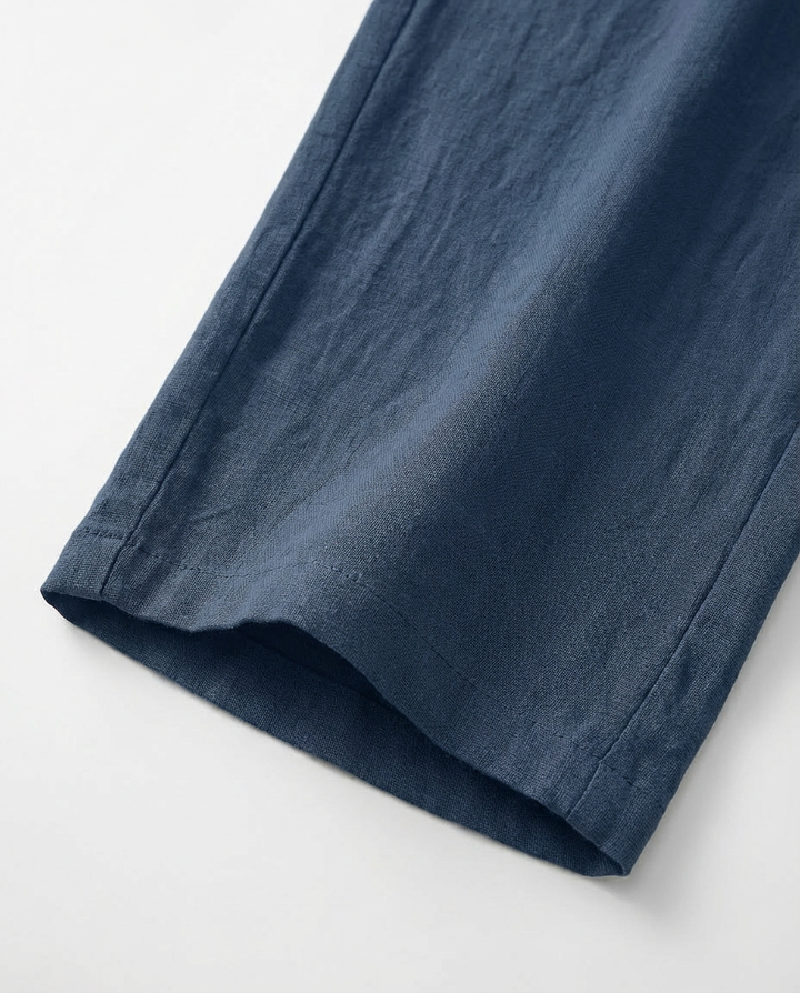 Komplet męski: koszula i spodnie | Dopasowany | Wygodny dekolt w serek | Swobodny