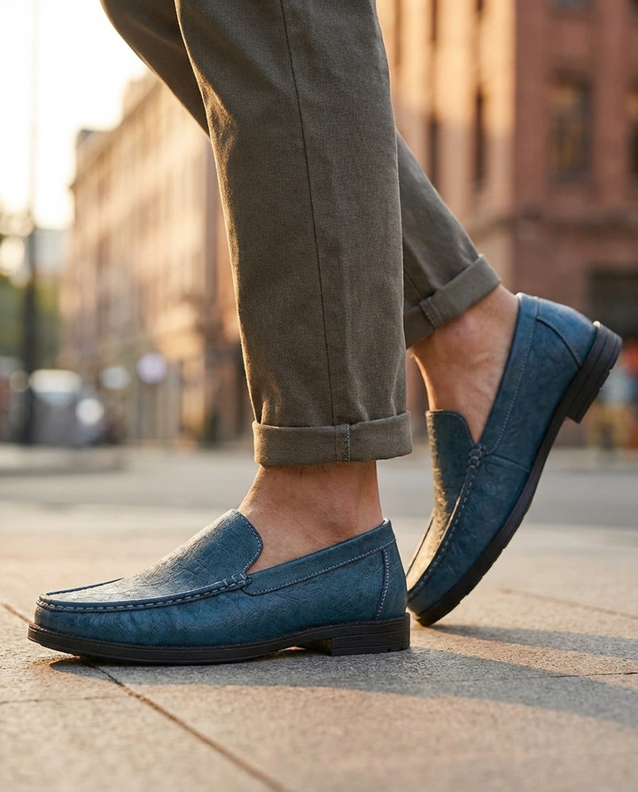 Mokasyny Męskie Skórzane | Klasyczny Krój | Komfortowa Konstrukcja | Na Co Dzień