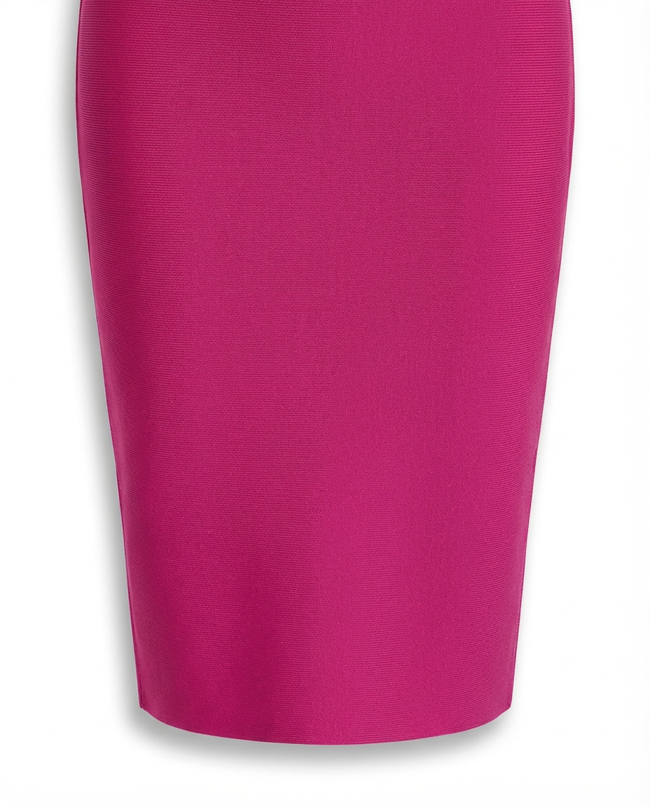 Sukienka Koktajlowa Sukienki Koktajlowe | Dopasowany Krój | Dekolt w Kształcie V | Na Wyjścia