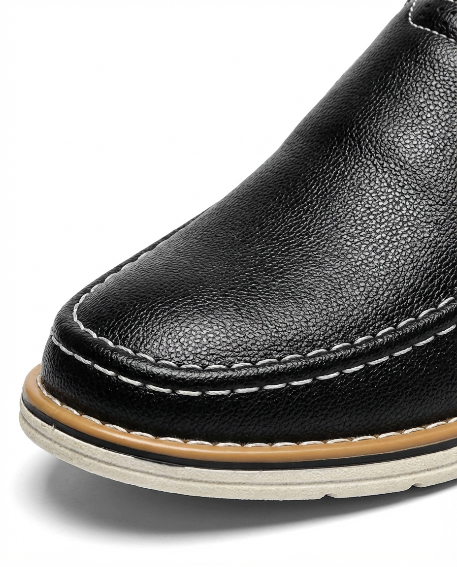 Skórzane mokasyny męskie | Klasyczny krój | Amortyzowany komfort | Na co dzień