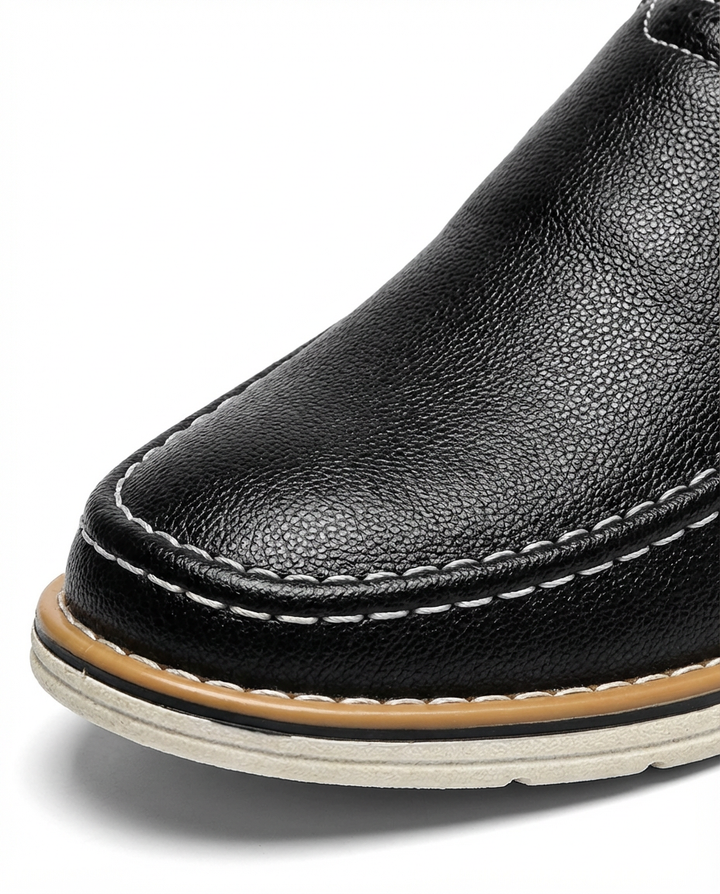 Skórzane mokasyny męskie | Klasyczny krój | Amortyzowany komfort | Na co dzień