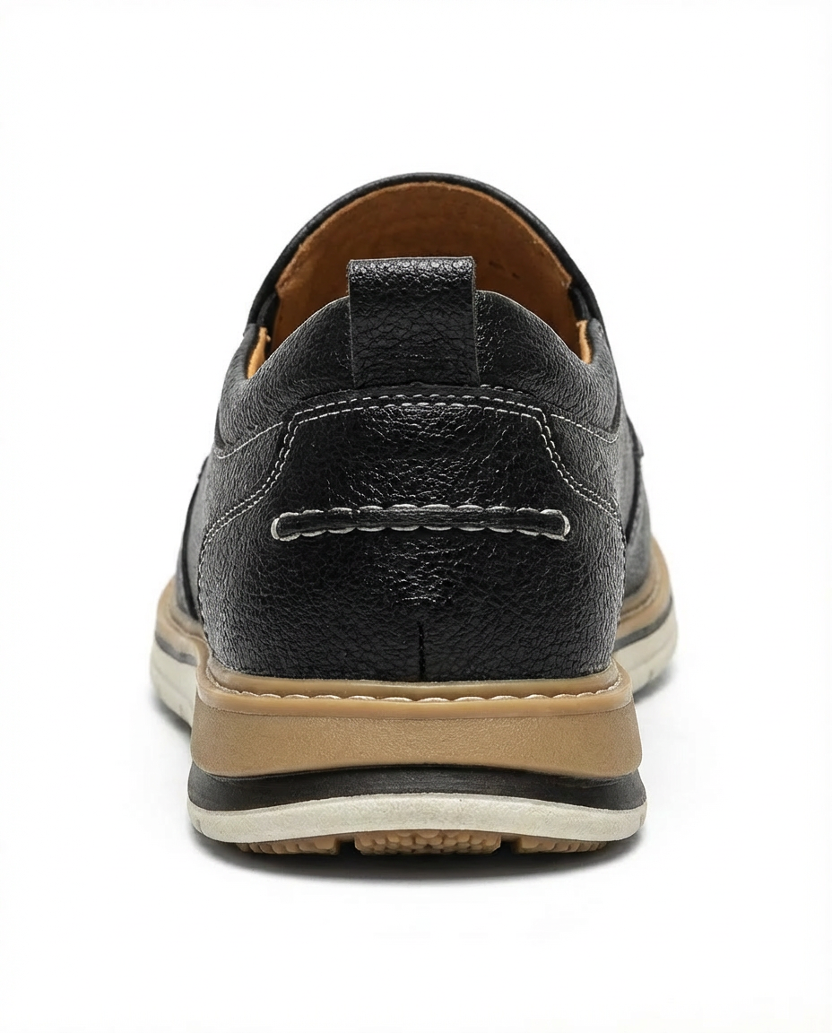 Skórzane mokasyny męskie | Klasyczny krój | Amortyzowany komfort | Na co dzień