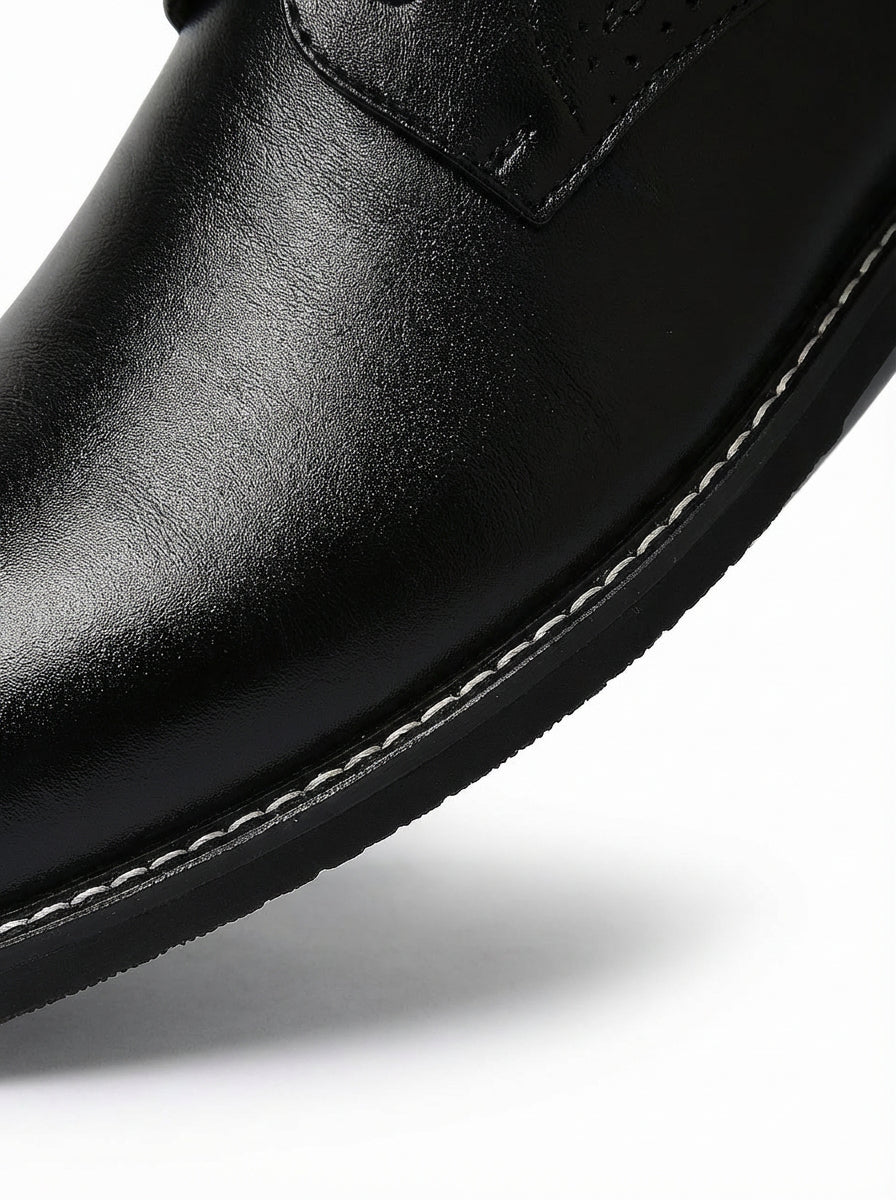 Eleganckie Półbuty Męskie | Klasyczny Oxford | Skórzany Wygląd