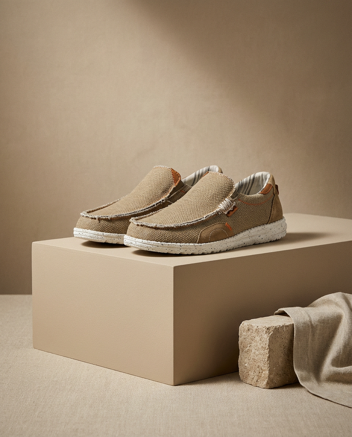 Buty męskie | Mokasyny męskie | Wygodne dopasowanie | Teksturowana cholewka | Na co dzień