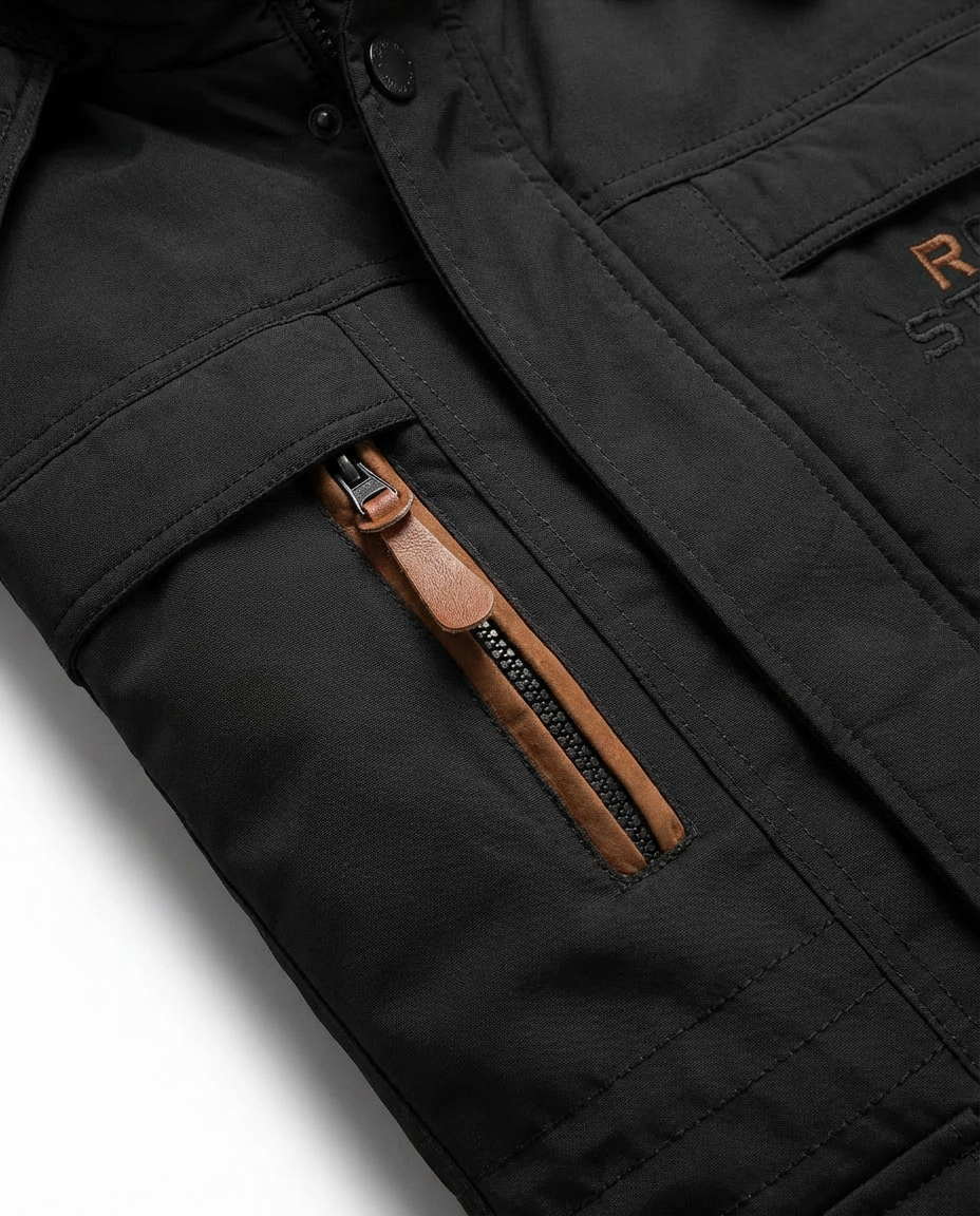 Kurtka Zimowa Męska Kurtka Męska Zimowa | Praktyczny Krój | Odpinany Kaptur | Na Zimowe Aktywności