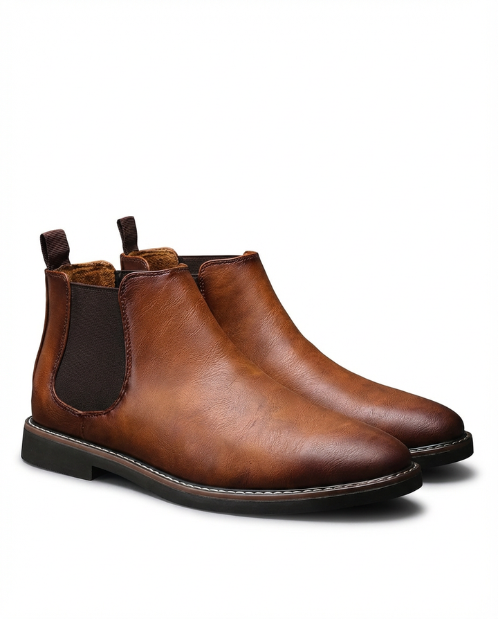 Sztyblety Męskie | Skóra Ekologiczna | Klasyczny Krój - 1