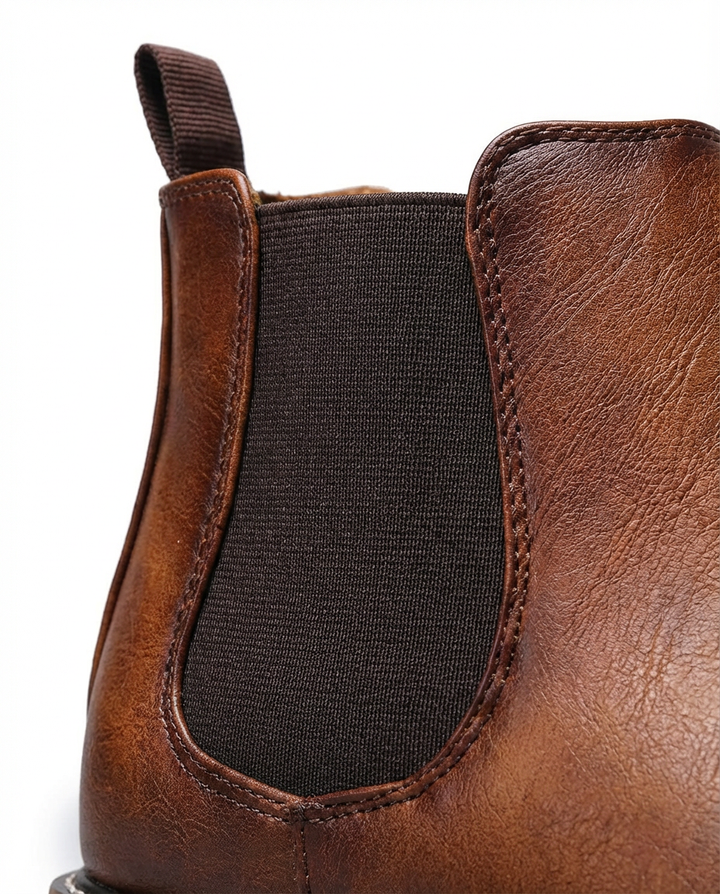 Sztyblety Męskie | Skóra Ekologiczna | Klasyczny Krój - 7