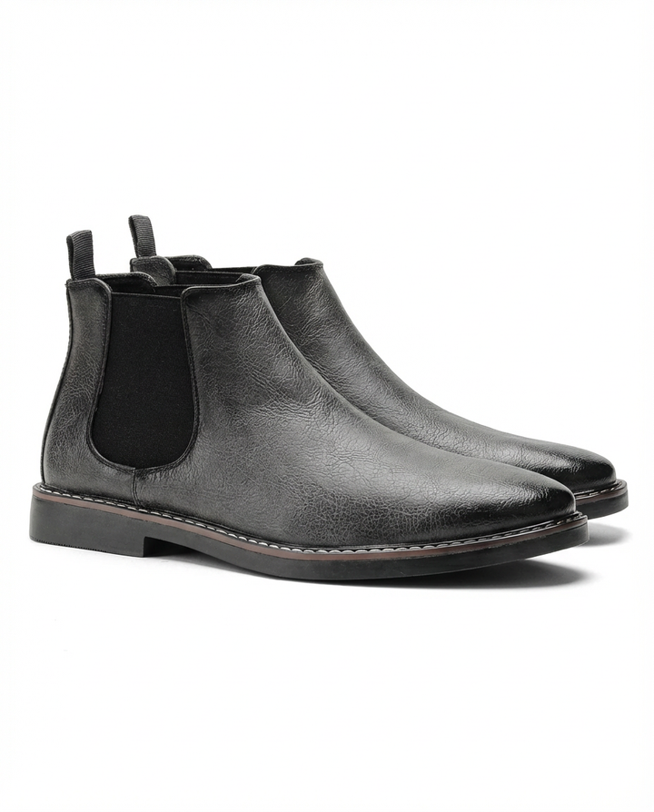 Sztyblety Męskie | Skóra Ekologiczna | Klasyczny Krój - 10