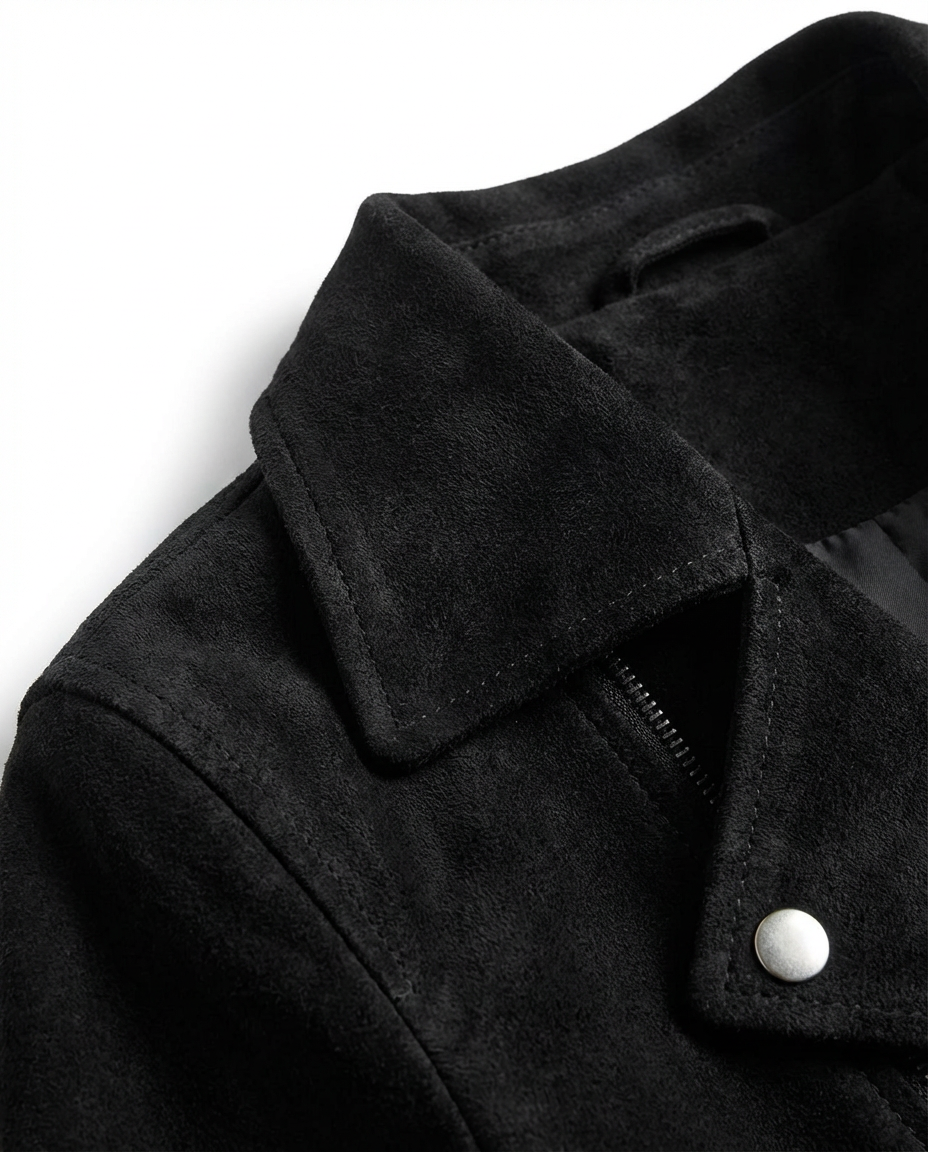 Damska Ramoneska | Skórzana Kurtka z Zamkami | Klasyczny Rockowy Styl - 6