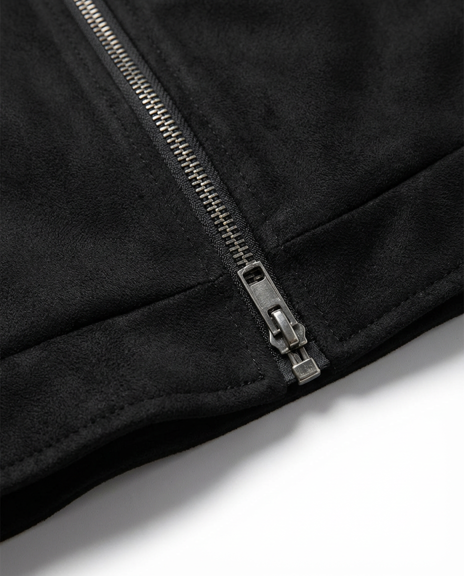 Damska Ramoneska | Skórzana Kurtka z Zamkami | Klasyczny Rockowy Styl - 7