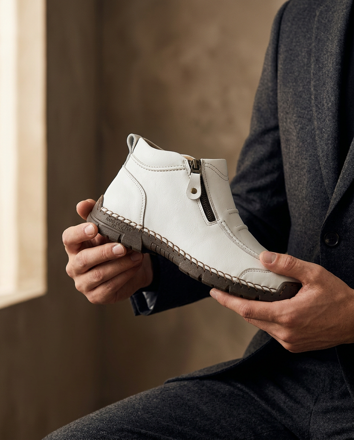 Męskie ergonomiczne buty ortopedyczne | Wygodne dopasowanie | Wsparcie ortopedyczne | Na co dzień