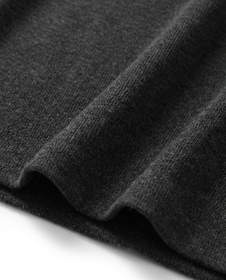 Komplet z Tunika Koszulową | Elegancki Minimalizm | Długie Spodnie i Długi Rękaw - 7