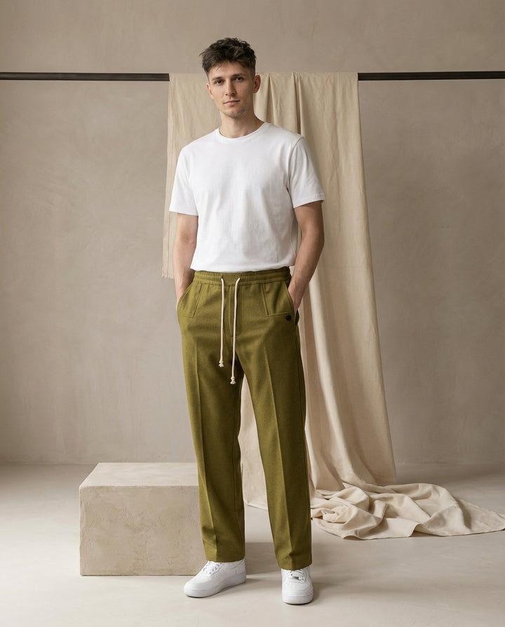 Spodnie Męskie Eleganckie | Klasyczny Krój | Wygodny Materiał | Na Co Dzień