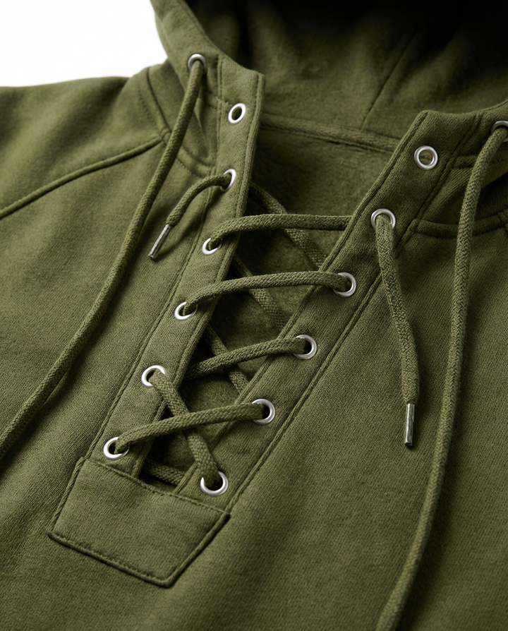 Luźna bluza męska | Wiatroszczelny krój | Gruby materiał | Na jesień i zimę