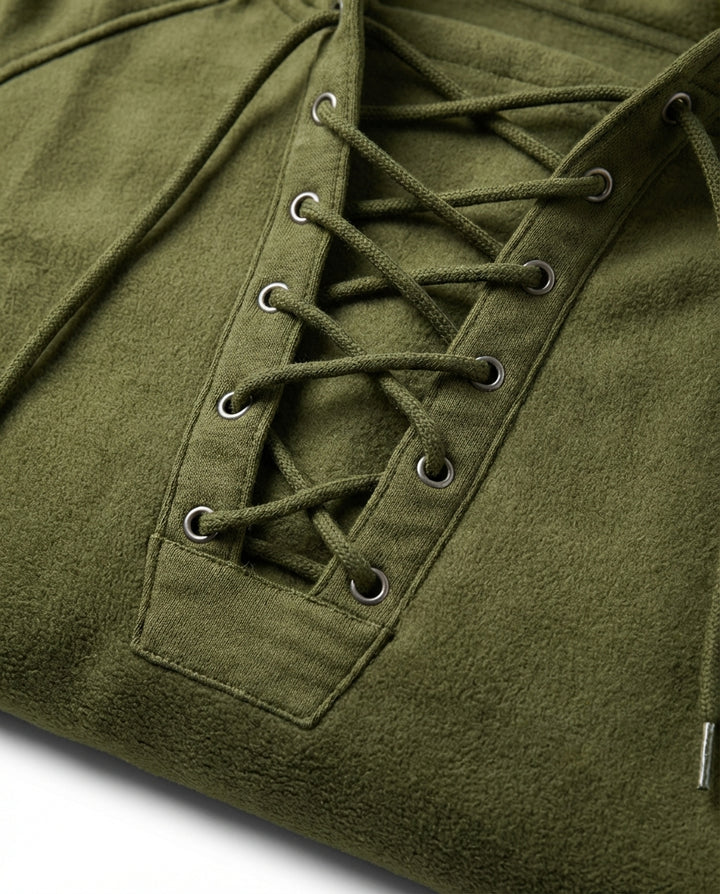 Luźna bluza męska | Wiatroszczelny krój | Gruby materiał | Na jesień i zimę