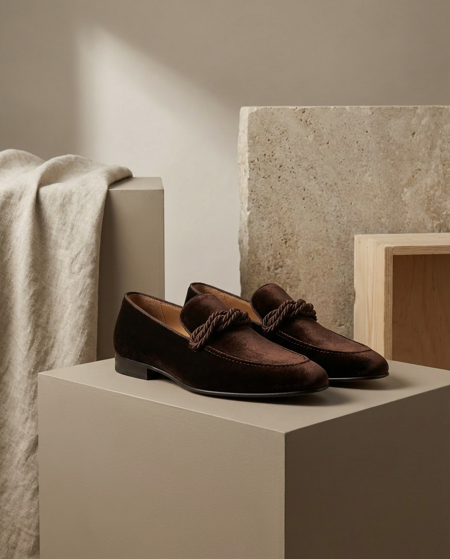 Męskie wegańskie mokasyny | Wygodne dopasowanie | Elastyczna cholewka | Swobodny styl