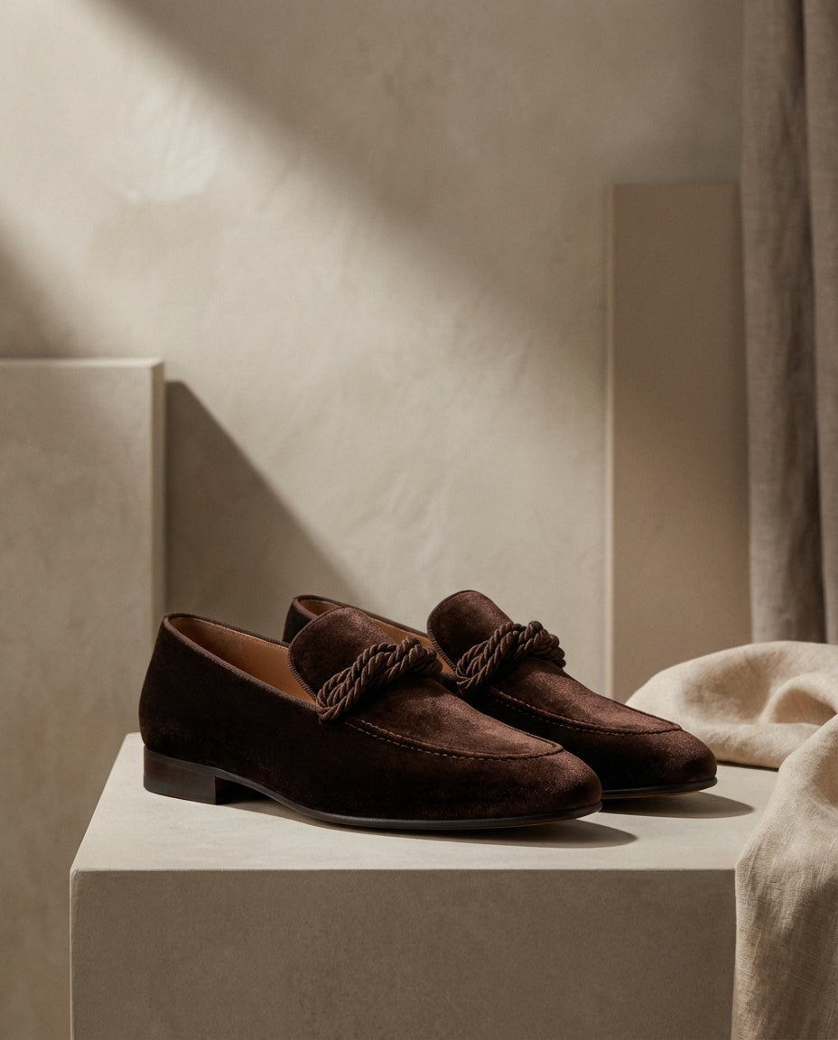 Męskie wegańskie mokasyny | Wygodne dopasowanie | Elastyczna cholewka | Swobodny styl