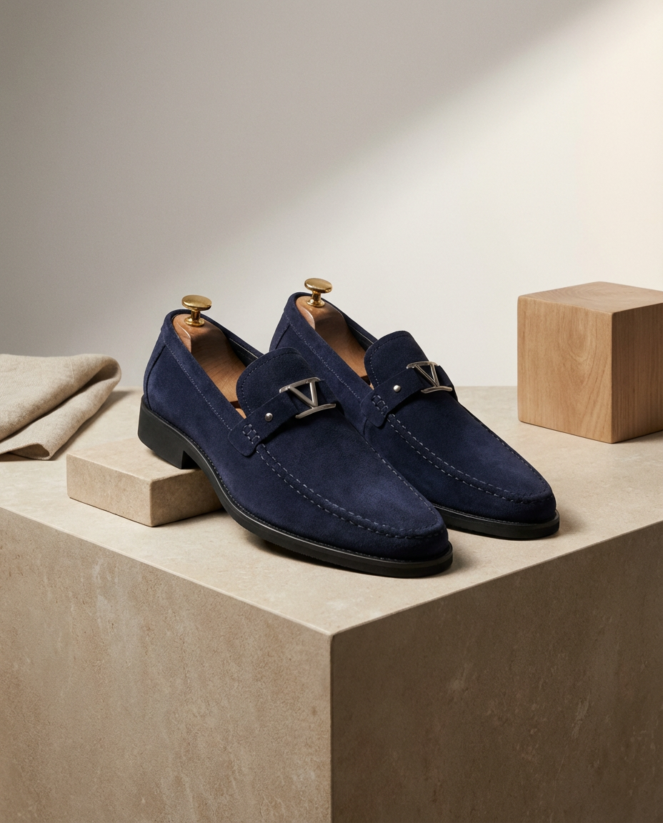 Mokasyny męskie skórzane | Wygodne dopasowanie | Miękka wkładka | Na co dzień