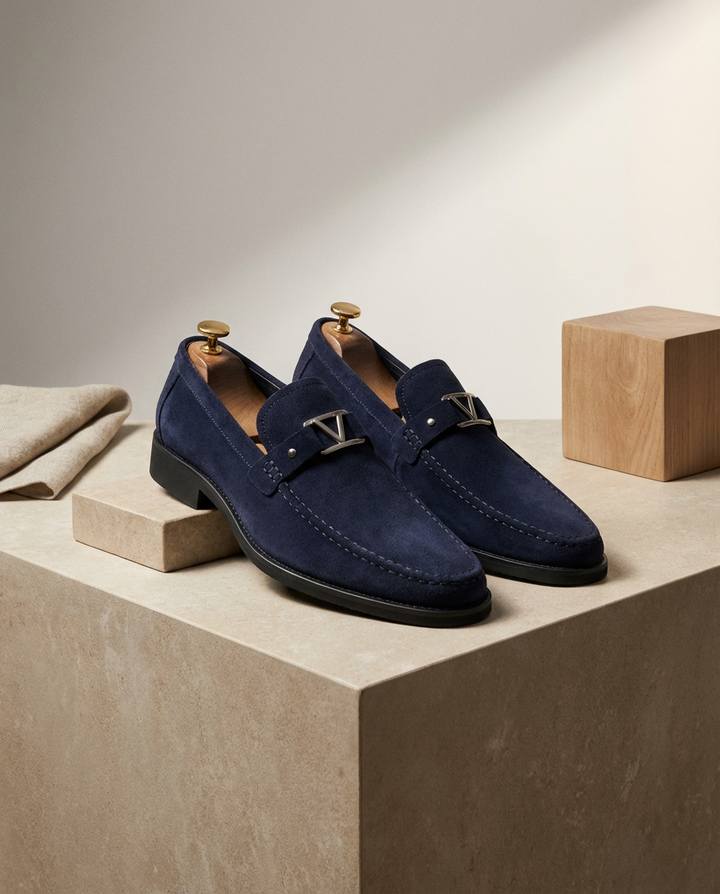 Mokasyny męskie skórzane | Wygodne dopasowanie | Miękka wkładka | Na co dzień