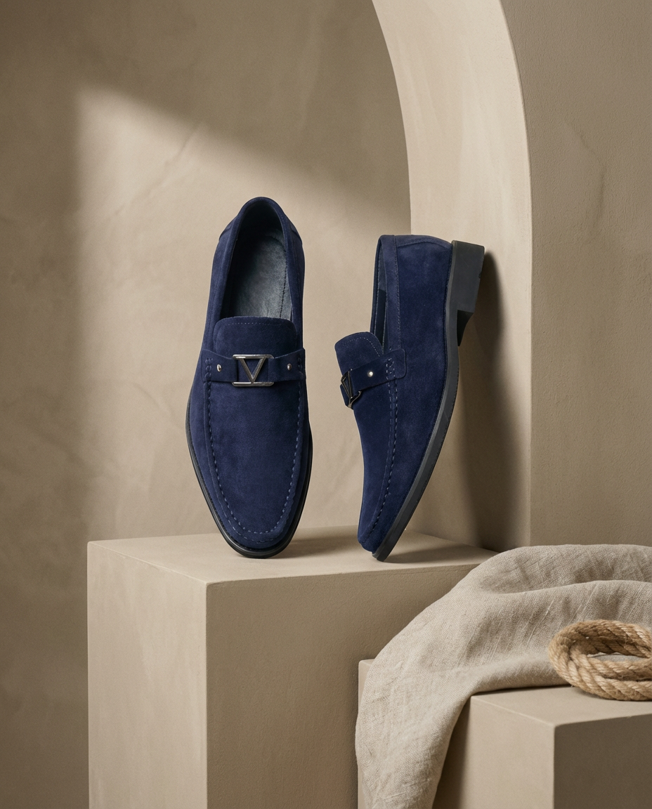 Mokasyny męskie skórzane | Wygodne dopasowanie | Miękka wkładka | Na co dzień