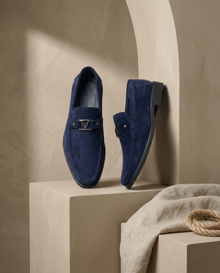 Mokasyny męskie skórzane | Wygodne dopasowanie | Miękka wkładka | Na co dzień