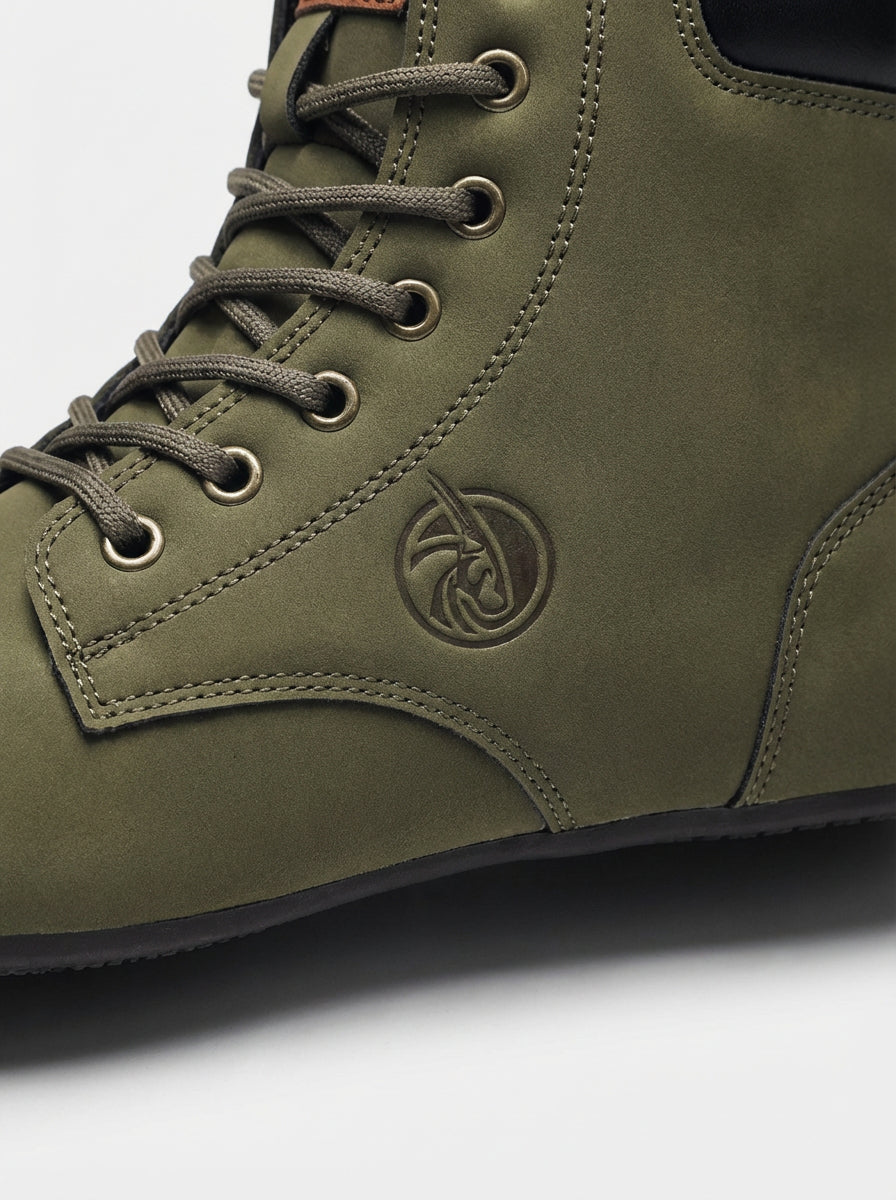 Męskie Trzewiki Sznurowane | Solidna Podeszwa | Styl Roboczy | Na Jesień i Zimę