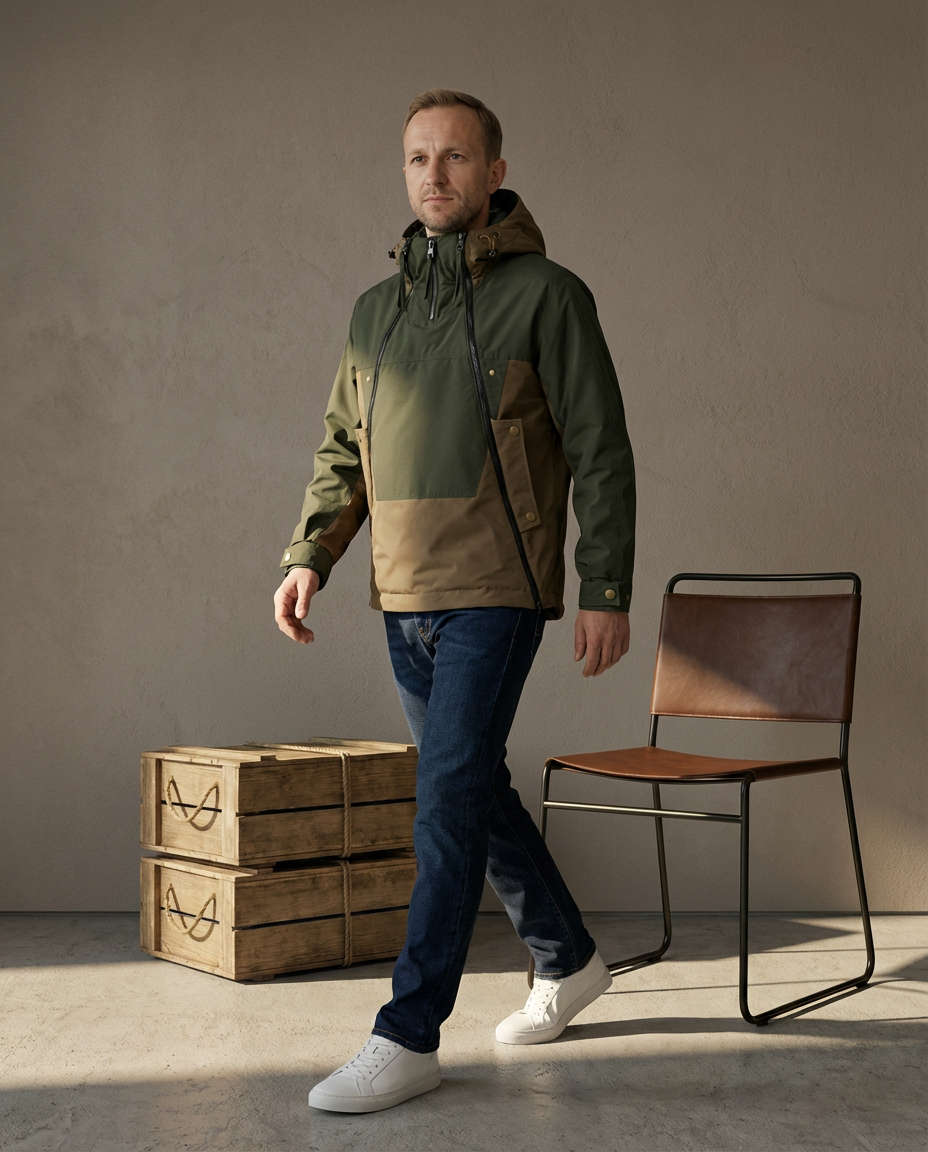 Kurtka zimowa męska | Kurtki zimowe | Dopasowane | Wodoodporna konstrukcja | Na zimowe wędrówki