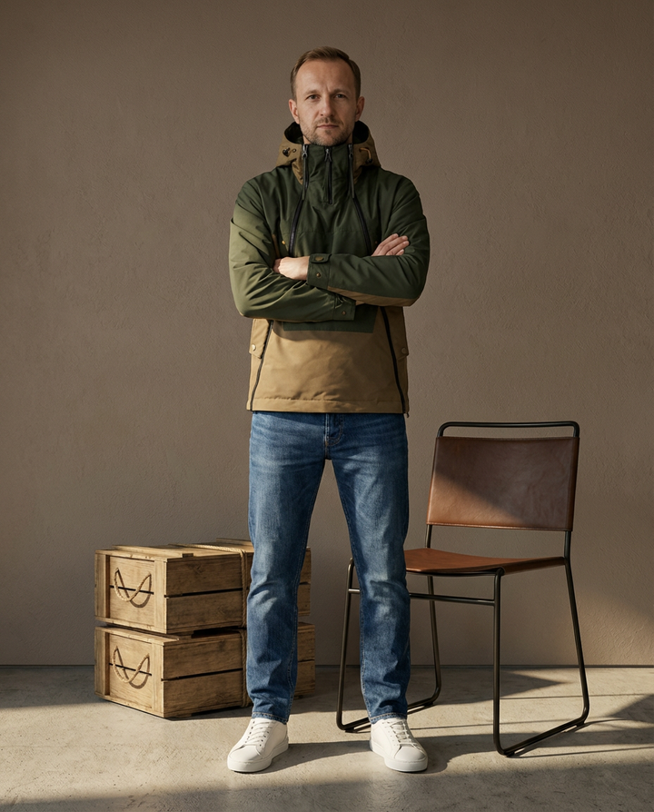 Kurtka zimowa męska | Kurtki zimowe | Dopasowane | Wodoodporna konstrukcja | Na zimowe wędrówki