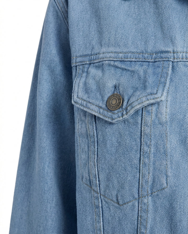 Kurtka Dżinsowa Damska Dzinsowka | Klasyczny Krój | Wytrzymały Materiał | Na Co Dzień