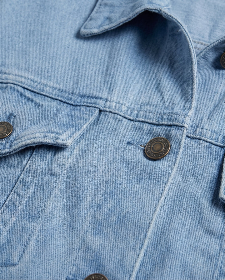 Kurtka Dżinsowa Damska Dzinsowka | Klasyczny Krój | Wytrzymały Materiał | Na Co Dzień