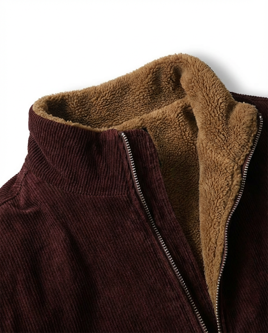 Kurtka Zimowa Męska Kurtka Męska Zimowa | Luźny Krój | Wyściełany Kołnierz | Na Zimę