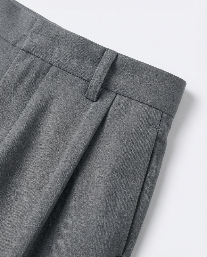 Spodnie plisowane męskie | Luźny krój | Wygodny materiał | Na co dzień