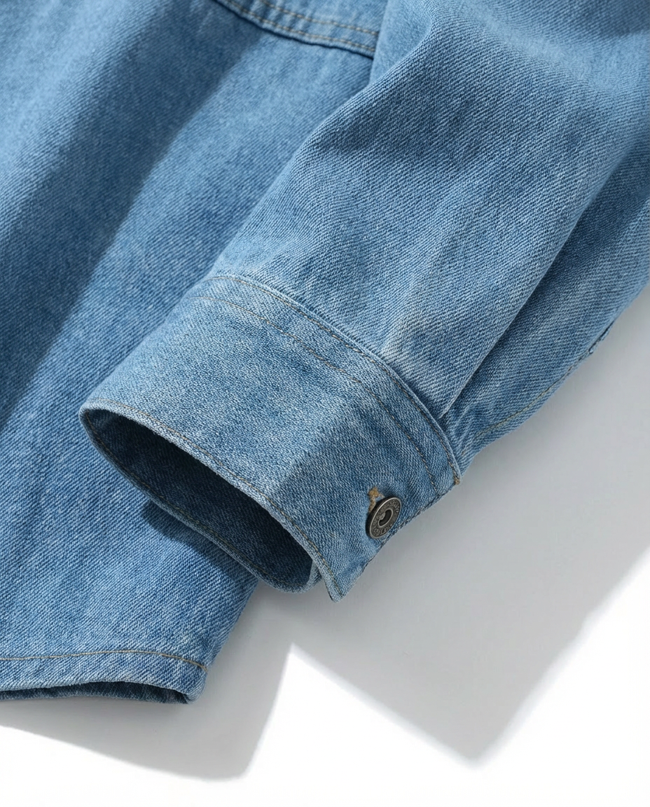 Koszula Męska Jeansowa | Oversize | Wygodny Krój | Na Co Dzień