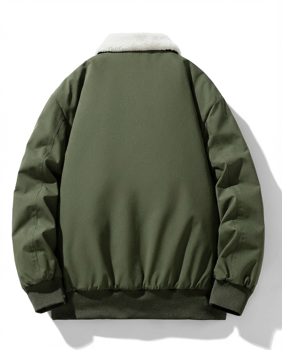 Męska kurtka zimowa | Krój bomber | Pikowana podszewka | Na zimę