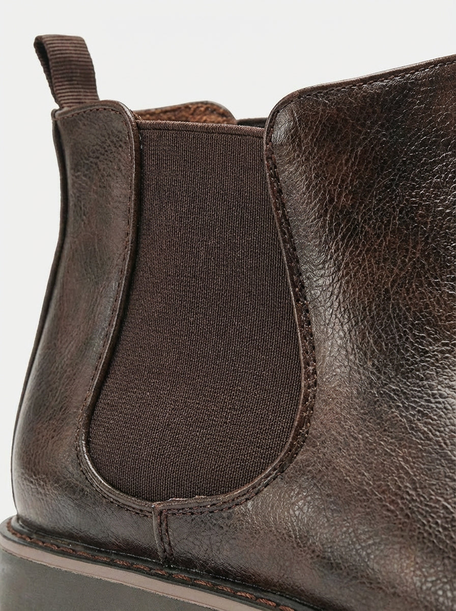 Sztyblety Męskie | Skóra Ekologiczna | Klasyczny Krój