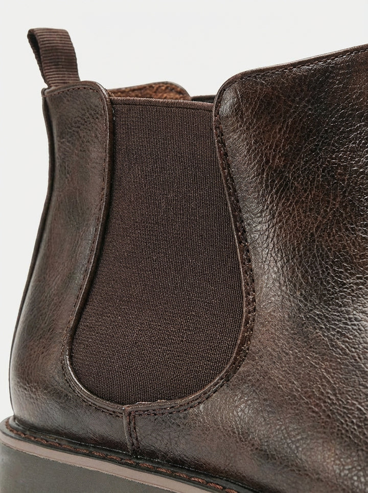 Sztyblety Męskie | Skóra Ekologiczna | Klasyczny Krój