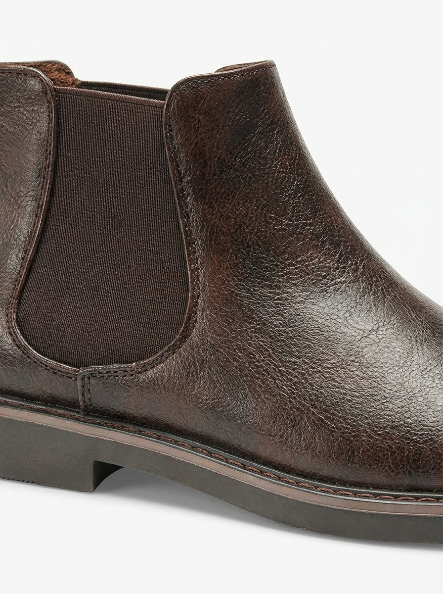 Sztyblety Męskie | Skóra Ekologiczna | Klasyczny Krój