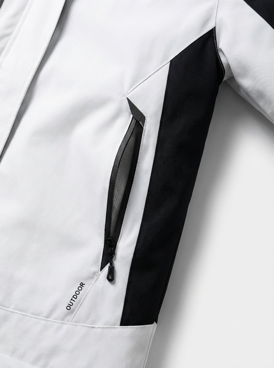 Damska Kurtka Outdoorowa z Kapturem | Wodoodporna i Wiatroszczelna | Idealna na Wędrówki i Trekking