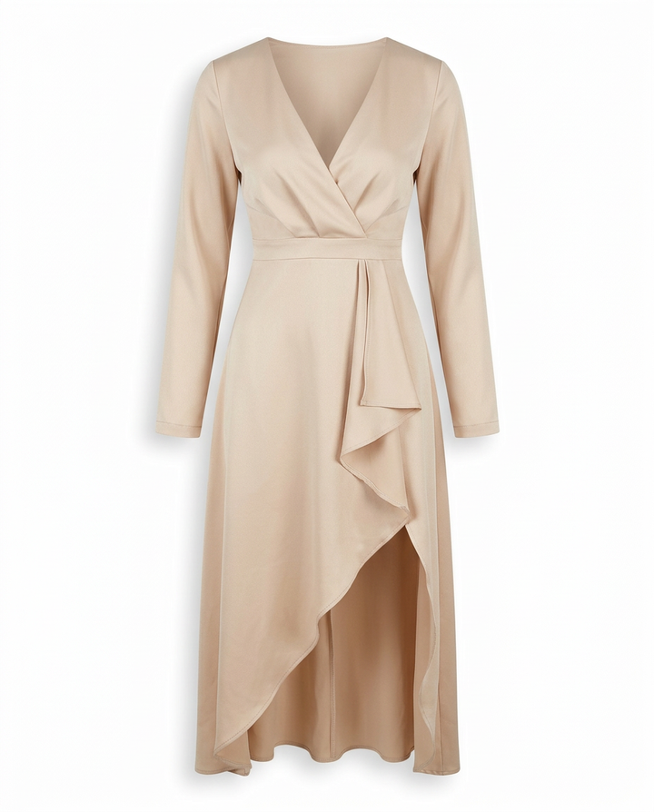 Sukienka Damska Codzienna Sukienki Letnie | Prosty Krój | Długie Rękawy | Na Co Dzień