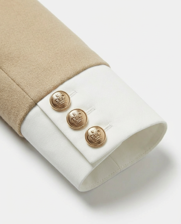 Marynarka Damska Marynarki Damskie | Dopasowany Krój | Wysoki Kołnierz | Na Co Dzień