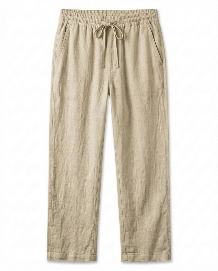 Spodnie Męskie Spodnie Lnianie Męskie | Luźny Krój | Oddychający Materiał | Na Lato