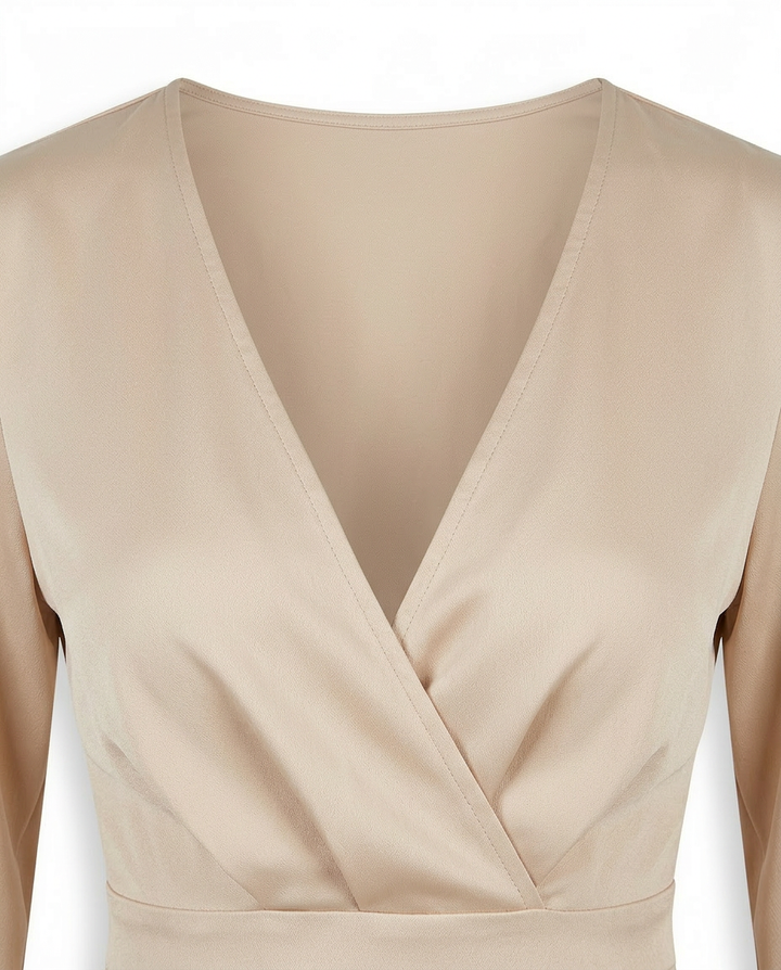 Sukienka Damska Codzienna Sukienki Letnie | Prosty Krój | Długie Rękawy | Na Co Dzień