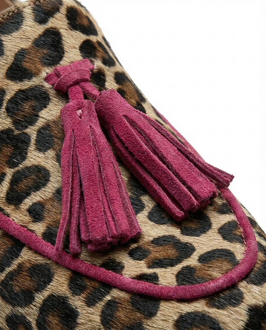 Kapcie Damskie Wygodne z Frędzlami | Standardowy Krój | Elastyczna Podeszwa | Na Co Dzień