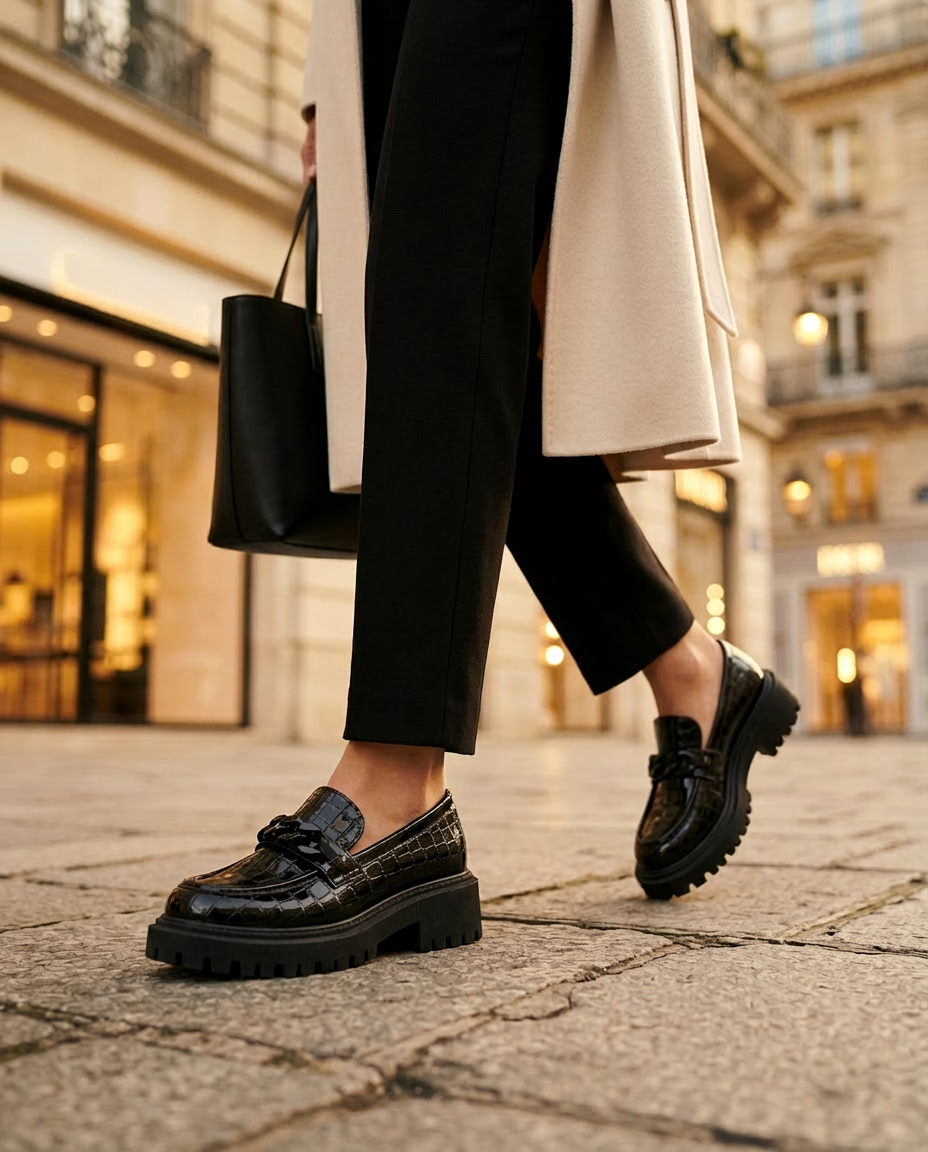 Trampki na Platformie Buty Platformy | Wygodny Krój | Ekstrawagancka Faktura | Na Co Dzień